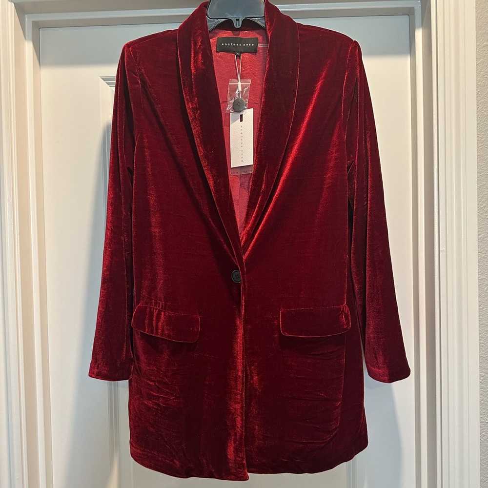 Endless Rose Velvet blazer